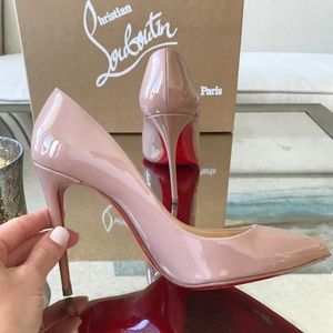 Christian Louboutin Pigalle Nude Patent Size 36